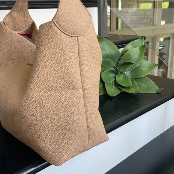 Vegan leather hobo bag - Picture 4 of 9
